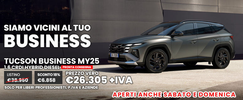 [NUOVO] Hyundai Tucson 1.6 HEV aut. N Line MY25 (Benzina Hybrid) - Dimensioni, Consumi e Dotazioni di serie